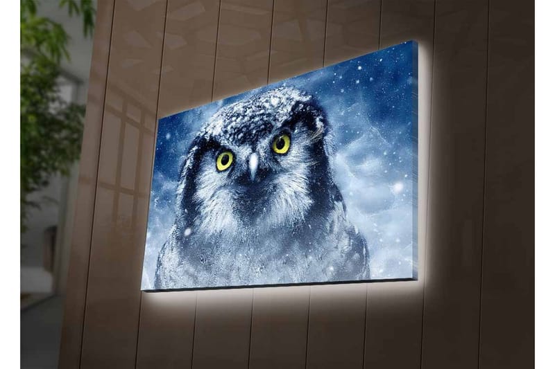 Väggdekor LED-belysning Canvas Målning - Inredning - Tavlor & konst - Canvastavlor