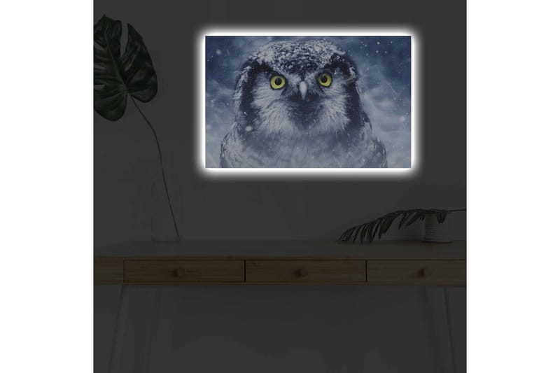 Väggdekor LED-belysning Canvas Målning - Inredning - Tavlor & konst - Canvastavlor