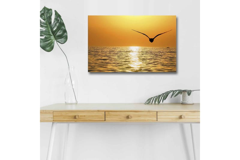 Väggdekor LED-belysning Canvas Målning - Inredning - Tavlor & konst - Canvastavlor