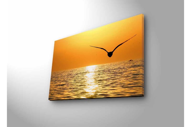 Väggdekor LED-belysning Canvas Målning - Inredning - Tavlor & konst - Canvastavlor