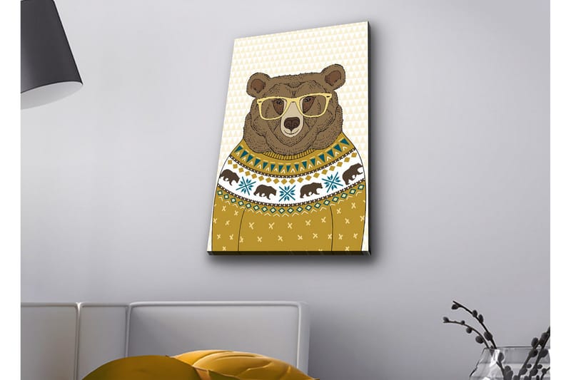 Väggdekor LED-belysning Canvas Målning - Inredning - Tavlor & konst - Canvastavlor