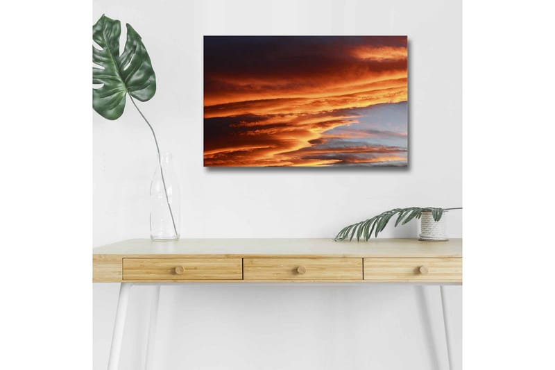 Väggdekor LED-belysning Canvas Målning - Inredning - Tavlor & konst - Canvastavlor