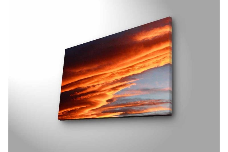 Väggdekor LED-belysning Canvas Målning - Inredning - Tavlor & konst - Canvastavlor