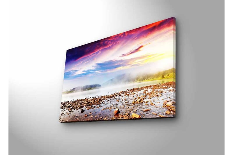 Väggdekor LED-belysning Canvas Målning - Inredning - Tavlor & konst - Canvastavlor