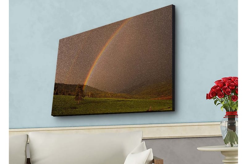 Väggdekor LED-belysning Canvas Målning - Inredning - Tavlor & konst - Canvastavlor