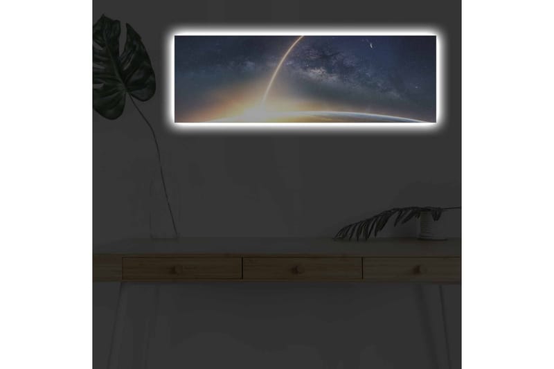 Väggdekor LED-belysning Canvas Målning - Inredning - Tavlor & konst - Canvastavlor