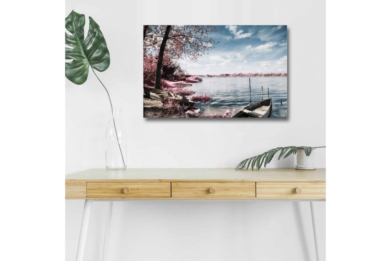 Väggdekor LED-belysning Canvas Målning - Inredning - Tavlor & konst - Canvastavlor
