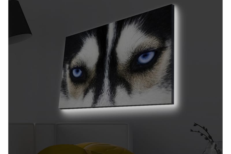 Väggdekor LED-belysning Canvas Målning - Inredning - Tavlor & konst - Canvastavlor