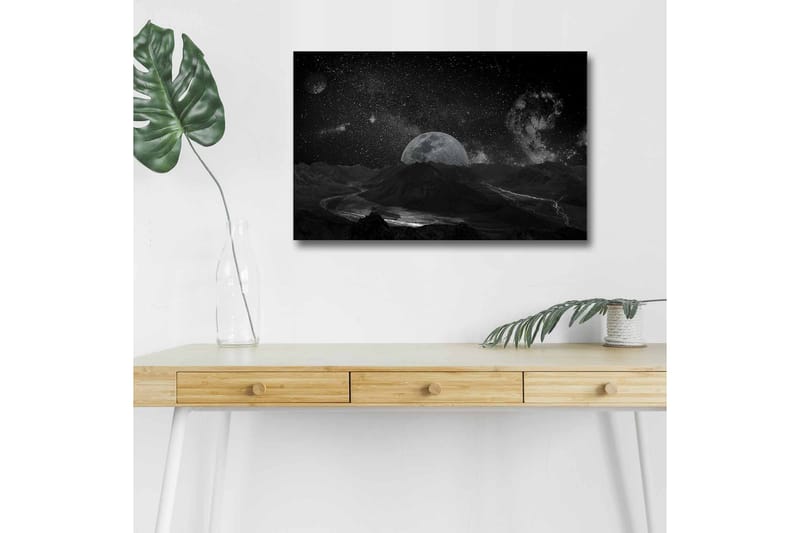 Väggdekor LED-belysning Canvas Målning - Inredning - Tavlor & konst - Canvastavlor