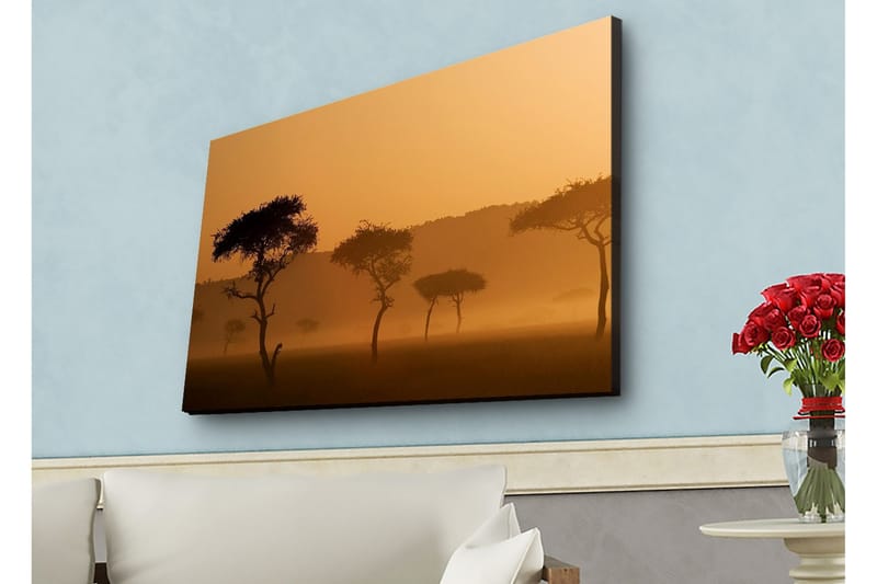 Väggdekor LED-belysning Canvas Målning - Inredning - Tavlor & konst - Canvastavlor