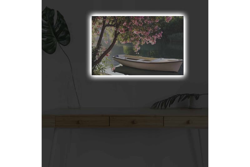Väggdekor LED-belysning Canvas Målning - Inredning - Tavlor & konst - Canvastavlor
