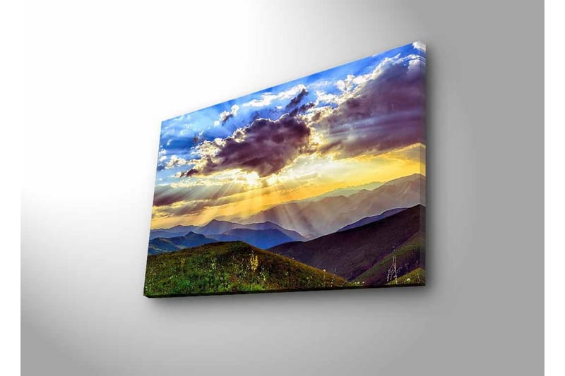 Väggdekor LED-belysning Canvas Målning - Inredning - Tavlor & konst - Canvastavlor