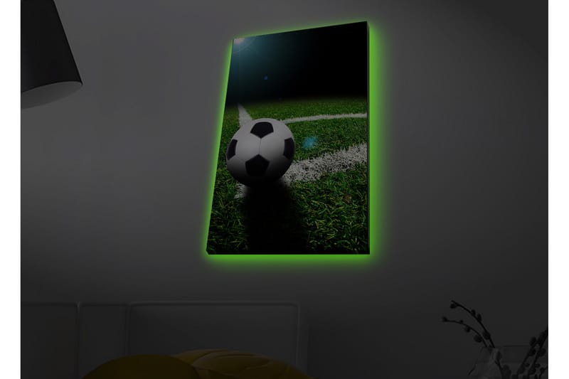 Väggdekor LED-belysning Canvas Målning - Inredning - Tavlor & konst - Canvastavlor