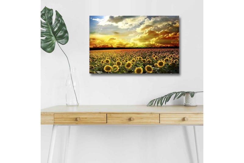 Väggdekor LED-belysning Canvas Målning - Inredning - Tavlor & konst - Canvastavlor