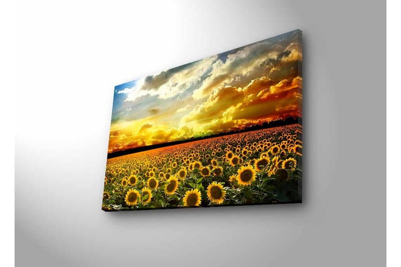 Väggdekor LED-belysning Canvas Målning - Inredning - Tavlor & konst - Canvastavlor
