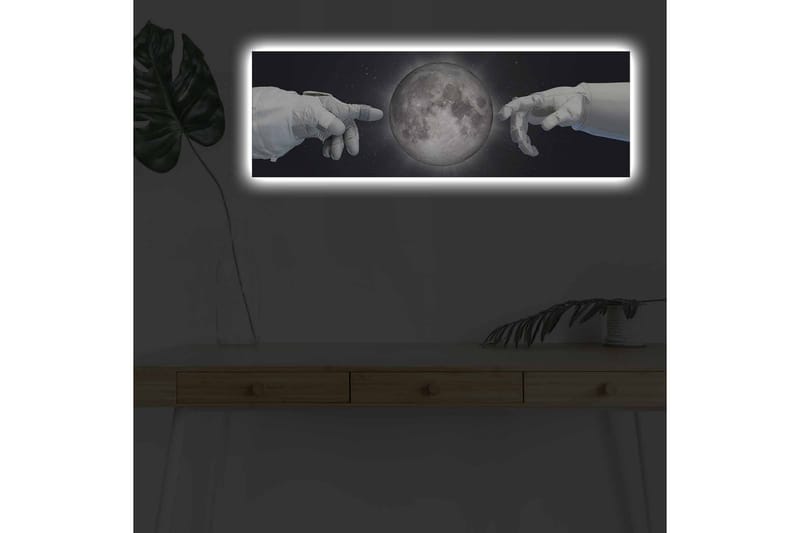 Väggdekor LED-belysning Canvas Målning - Inredning - Tavlor & konst - Canvastavlor