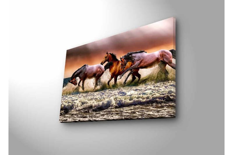 Väggdekor LED-belysning Canvas Målning - Inredning - Tavlor & konst - Canvastavlor