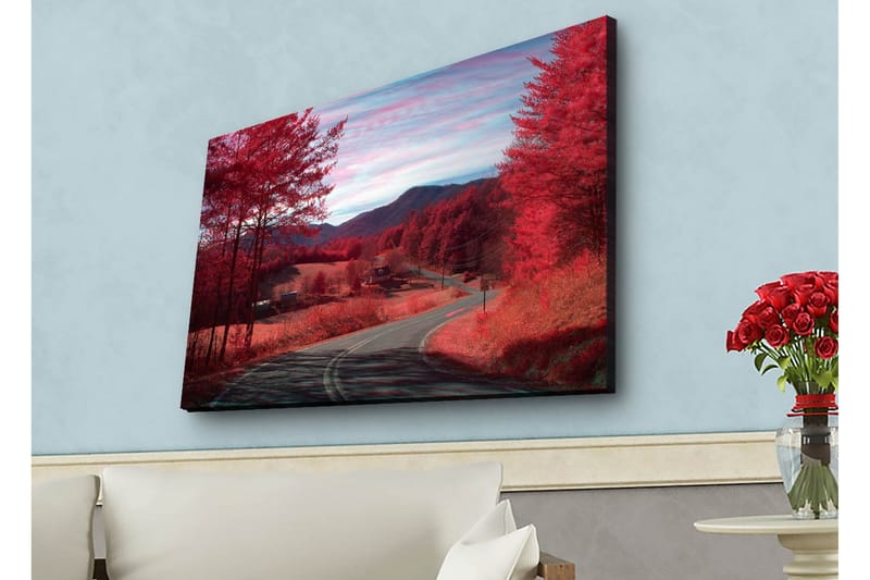 Väggdekor LED-belysning Canvas Målning - Inredning - Tavlor & konst - Canvastavlor