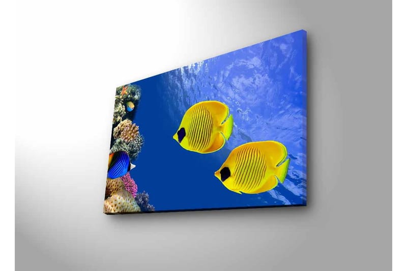 Väggdekor LED-belysning Canvas Målning - Inredning - Tavlor & konst - Canvastavlor