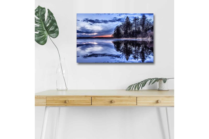 Väggdekor LED-belysning Canvas Målning - Inredning - Tavlor & konst - Canvastavlor