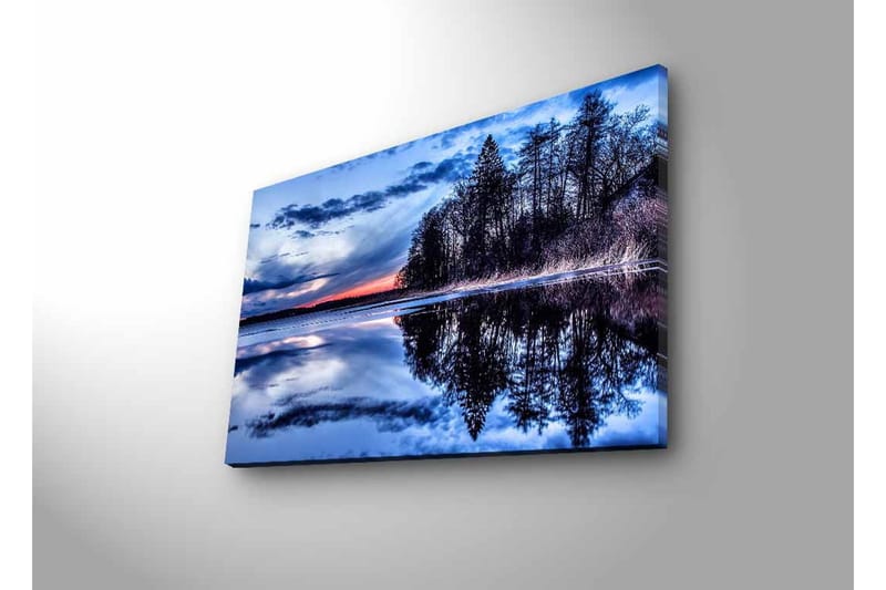 Väggdekor LED-belysning Canvas Målning - Inredning - Tavlor & konst - Canvastavlor