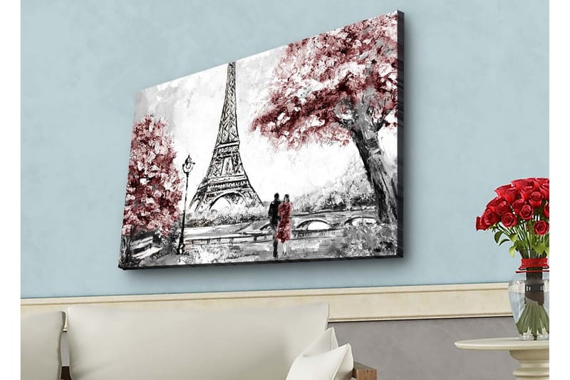 Väggdekor LED-belysning Canvas Målning - Inredning - Tavlor & konst - Canvastavlor