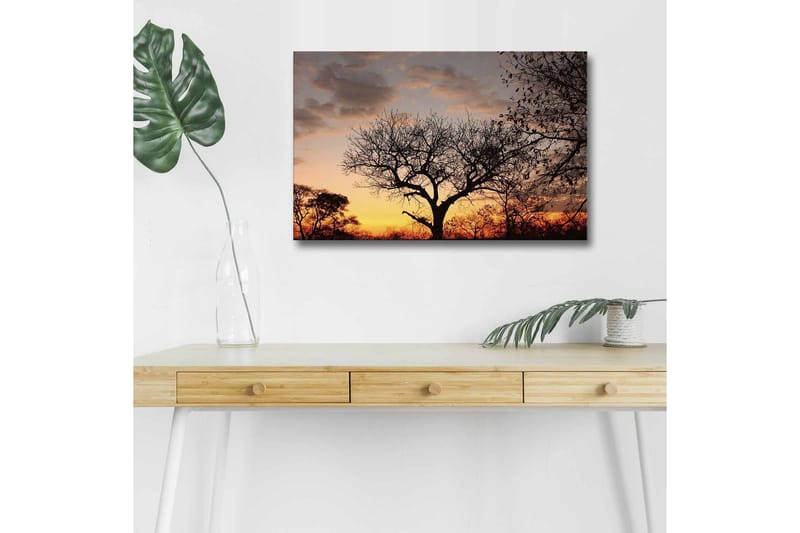 Väggdekor LED-belysning Canvas Målning - Inredning - Tavlor & konst - Canvastavlor