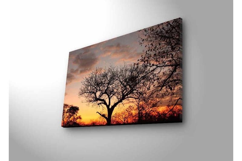Väggdekor LED-belysning Canvas Målning - Inredning - Tavlor & konst - Canvastavlor