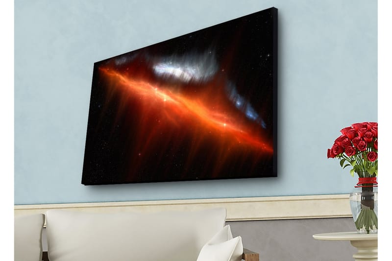 Väggdekor LED-belysning Canvas Målning - Inredning - Tavlor & konst - Canvastavlor