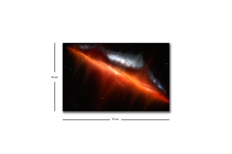 Väggdekor LED-belysning Canvas Målning - Inredning - Tavlor & konst - Canvastavlor