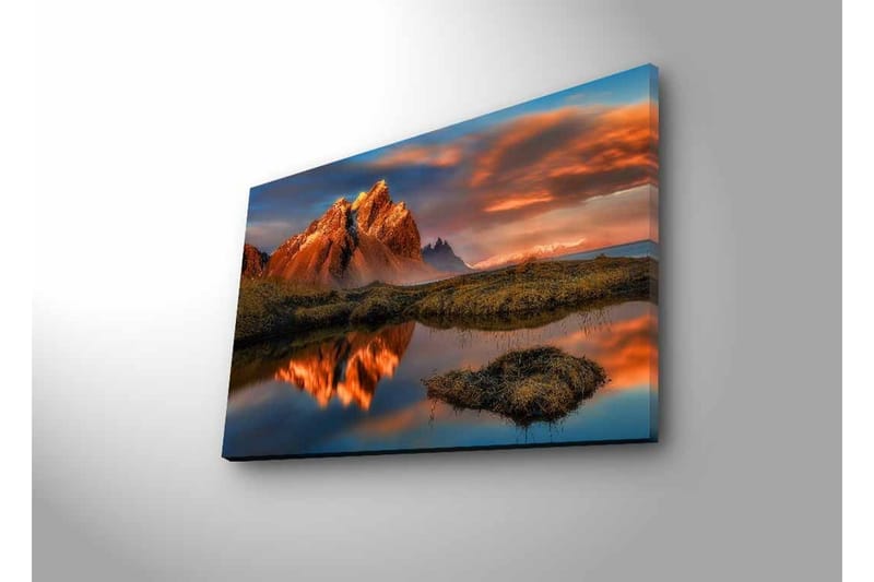 Väggdekor LED-belysning Canvas Målning - Inredning - Tavlor & konst - Canvastavlor