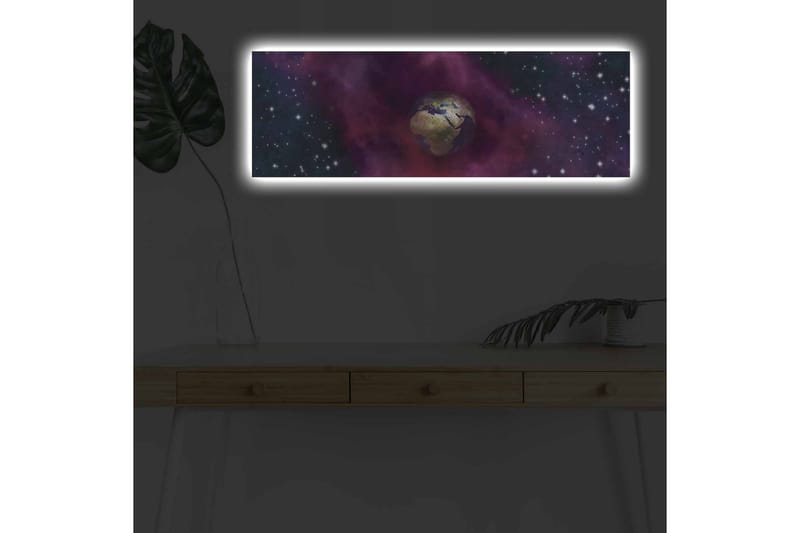 Väggdekor LED-belysning Canvas Målning - Inredning - Tavlor & konst - Canvastavlor