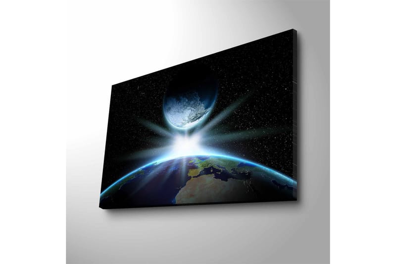 Väggdekor LED-belysning Canvas Målning - Inredning - Tavlor & konst - Canvastavlor