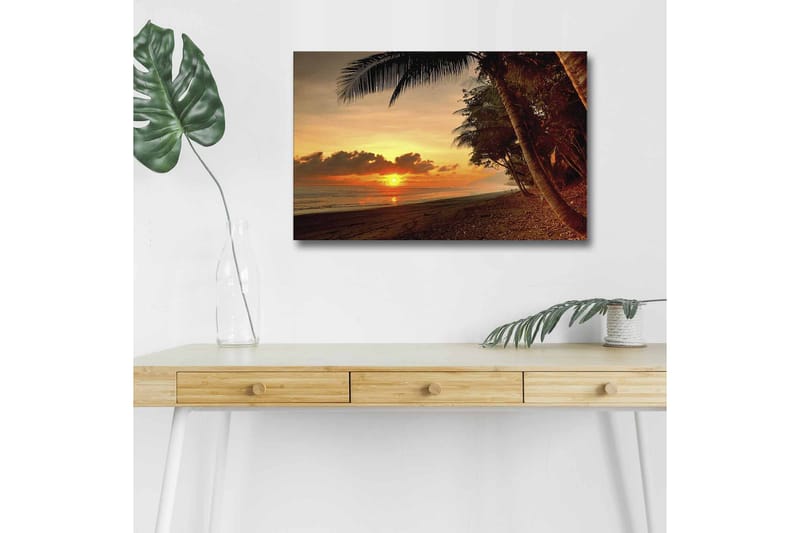 Väggdekor LED-belysning Canvas Målning - Inredning - Tavlor & konst - Canvastavlor