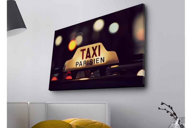 Väggdekor LED-belysning Canvas Målning - Inredning - Tavlor & konst - Canvastavlor