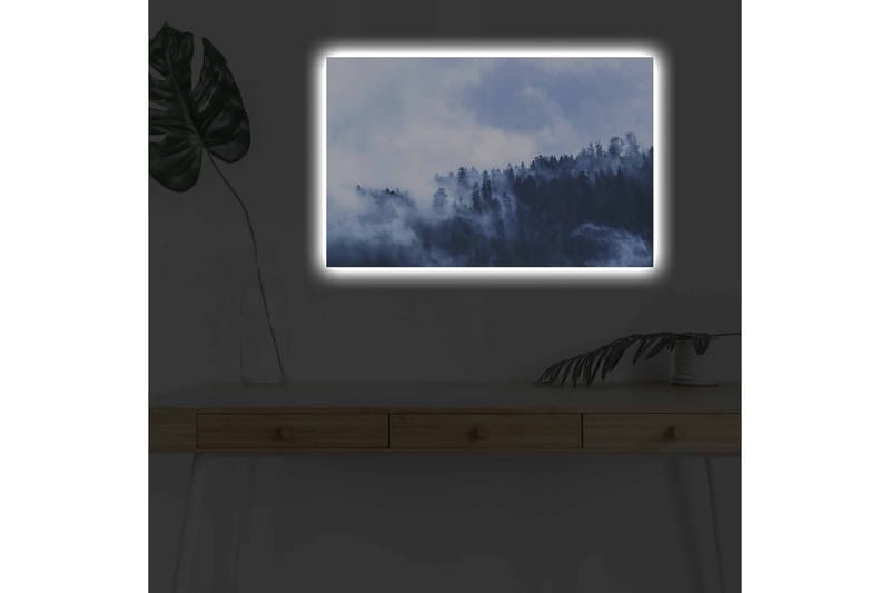 Väggdekor LED-belysning Canvas Målning - Inredning - Tavlor & konst - Canvastavlor