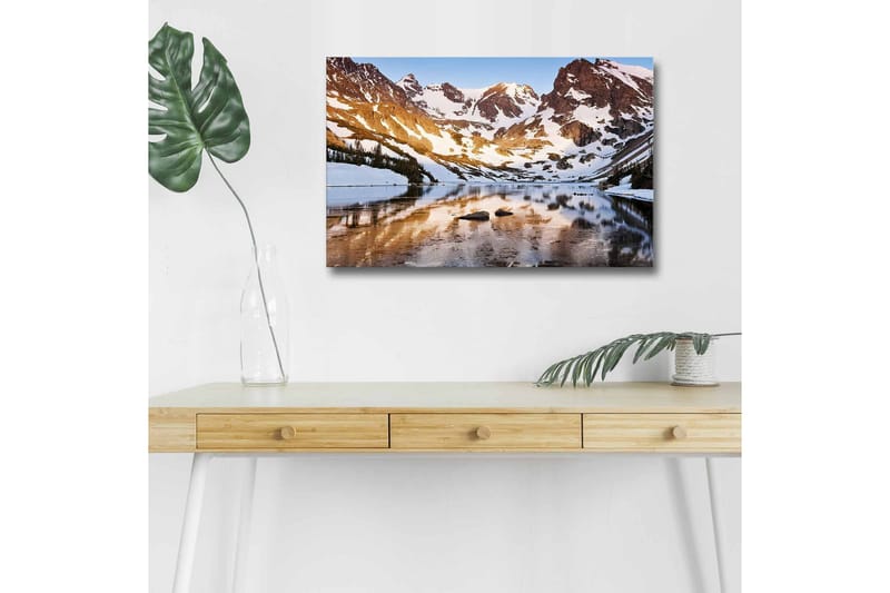 Väggdekor LED-belysning Canvas Målning - Inredning - Tavlor & konst - Canvastavlor
