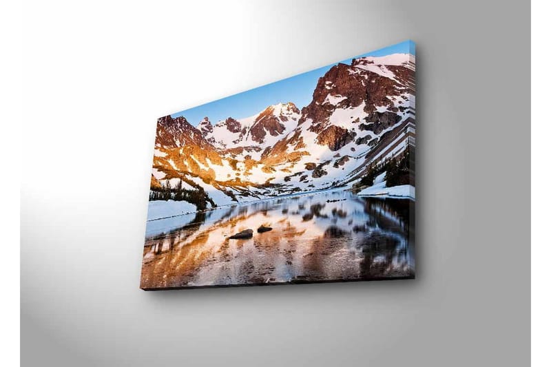 Väggdekor LED-belysning Canvas Målning - Inredning - Tavlor & konst - Canvastavlor