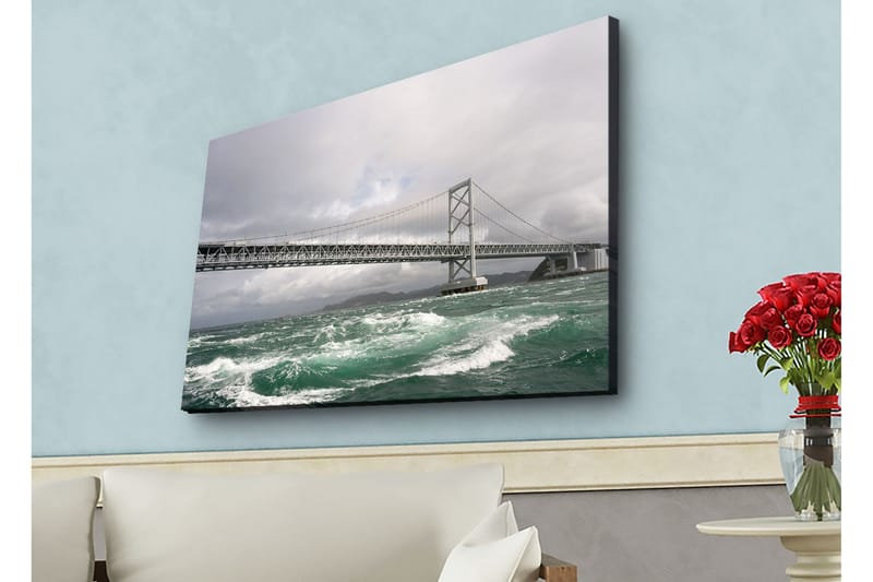 Väggdekor LED-belysning Canvas Målning - Inredning - Tavlor & konst - Canvastavlor