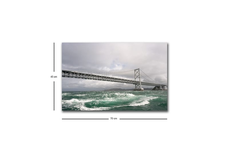 Väggdekor LED-belysning Canvas Målning - Inredning - Tavlor & konst - Canvastavlor