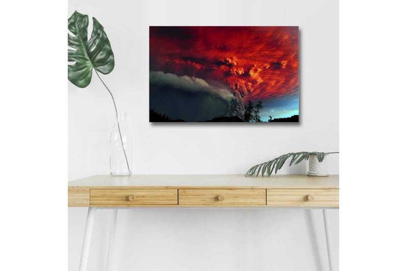 Väggdekor LED-belysning Canvas Målning - Inredning - Tavlor & konst - Canvastavlor