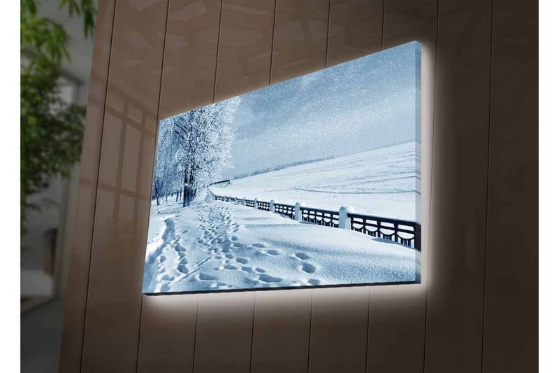 Väggdekor LED-belysning Canvas Målning - Inredning - Tavlor & konst - Canvastavlor