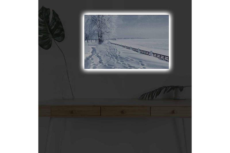 Väggdekor LED-belysning Canvas Målning - Inredning - Tavlor & konst - Canvastavlor