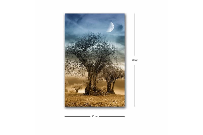 Väggdekor LED-belysning Canvas Målning - Inredning - Tavlor & konst - Canvastavlor