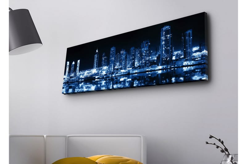 Väggdekor LED-belysning Canvas Målning - Inredning - Tavlor & konst - Canvastavlor