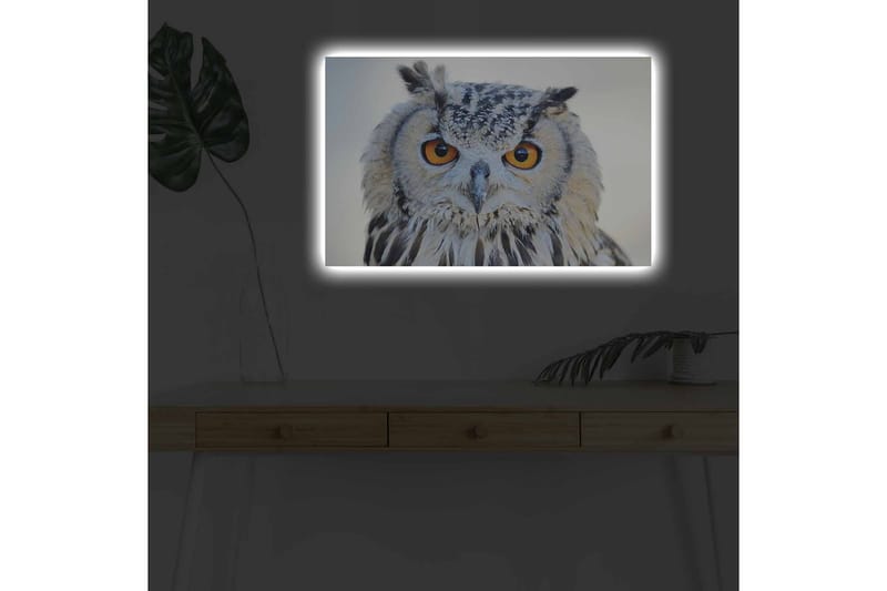 Väggdekor LED-belysning Canvas Målning - Inredning - Tavlor & konst - Canvastavlor