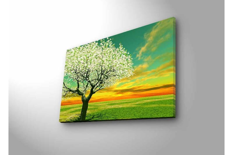 Väggdekor LED-belysning Canvas Målning - Inredning - Tavlor & konst - Canvastavlor
