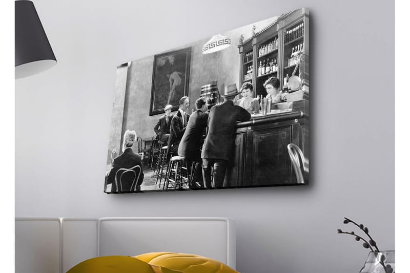Väggdekor LED-belysning Canvas Målning - Inredning - Tavlor & konst - Canvastavlor