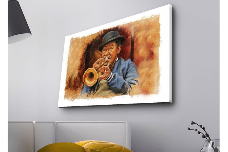 Väggdekor LED-belysning Canvas Målning - Inredning - Tavlor & konst - Canvastavlor