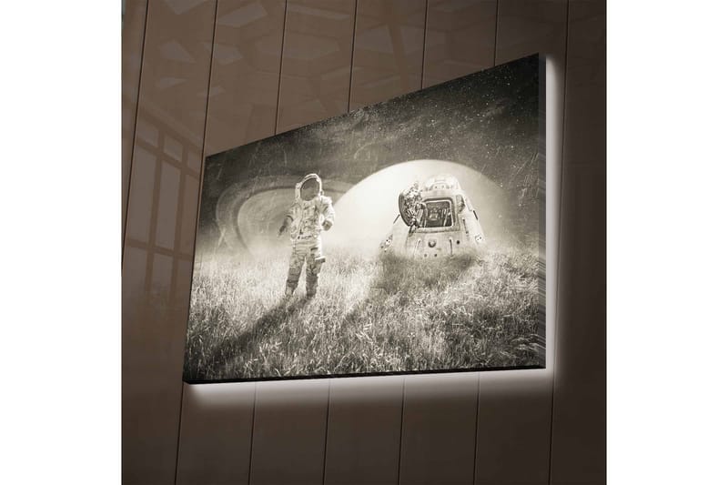 Väggdekor LED-belysning Canvas Målning - Inredning - Tavlor & konst - Canvastavlor